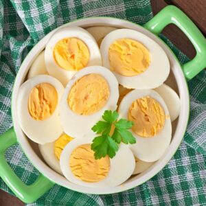 boiled eggs